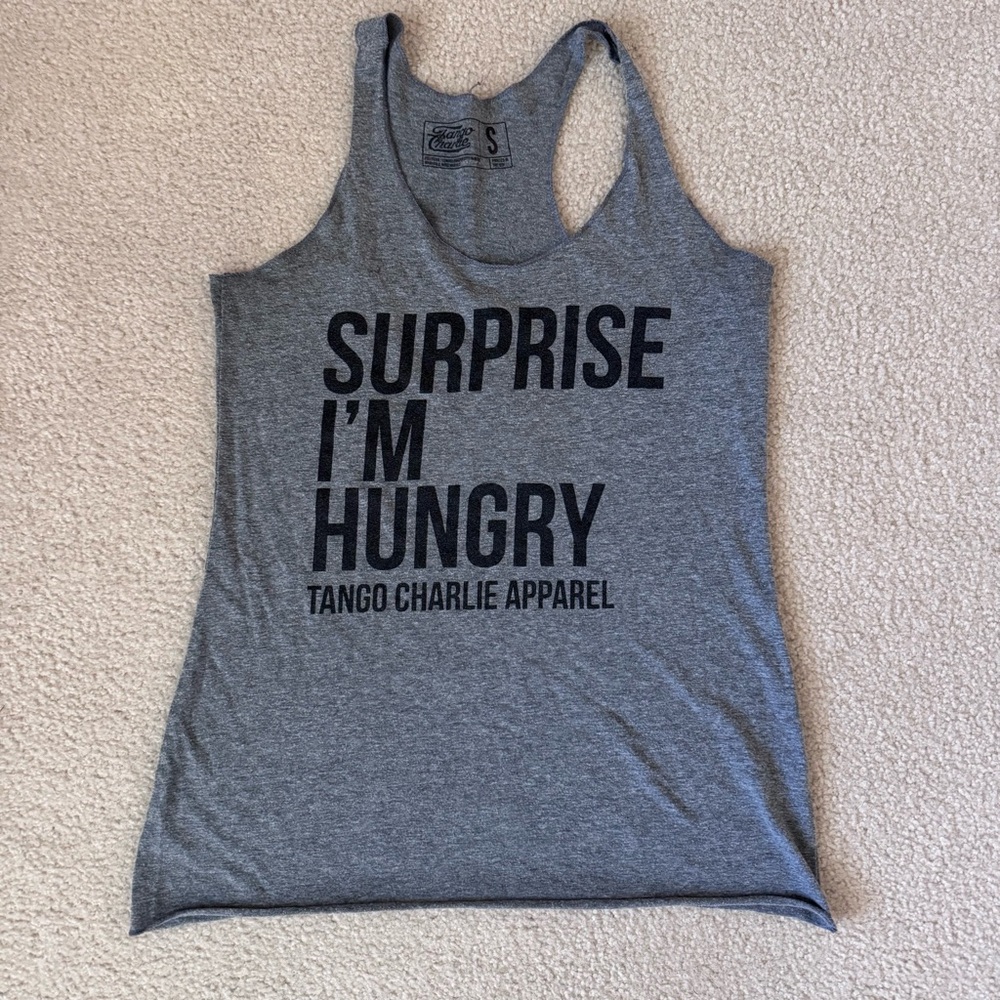 Tango Charlie “Surprise I’m Hungry” Tank Top